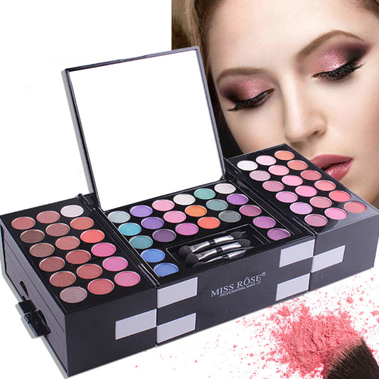 MISS ROSE Eyeshadow, Blush & Eyebrow Kit – 144 Colors Cosmetic Sets