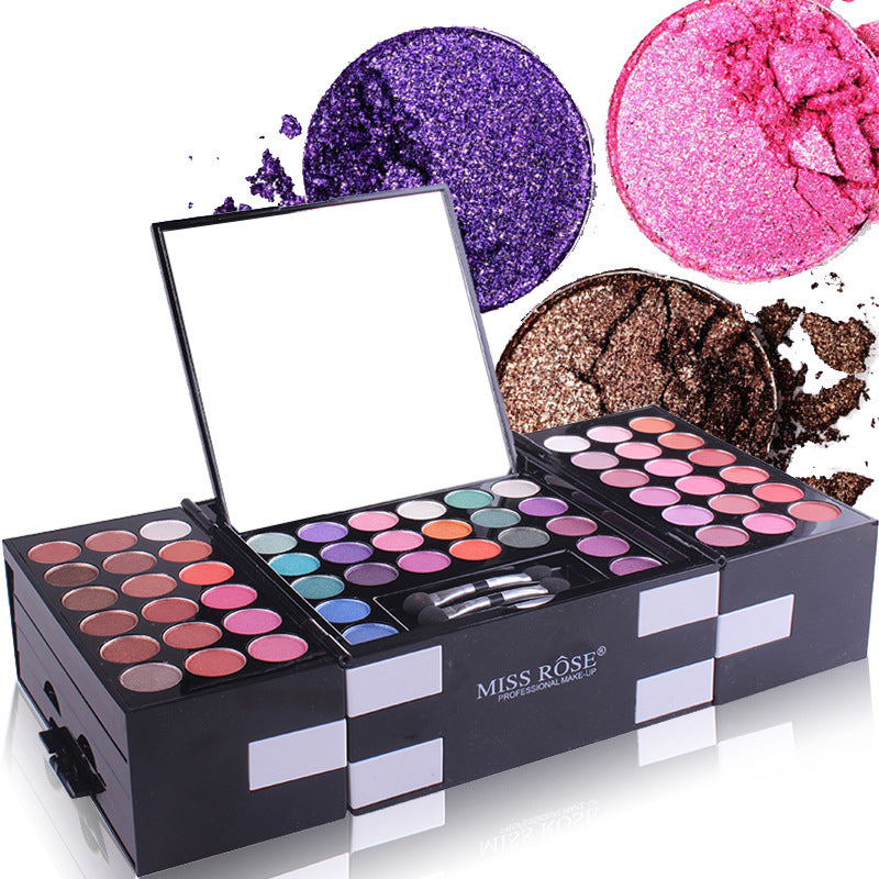 MISS ROSE Eyeshadow, Blush & Eyebrow Kit – 144 Colors Cosmetic Sets