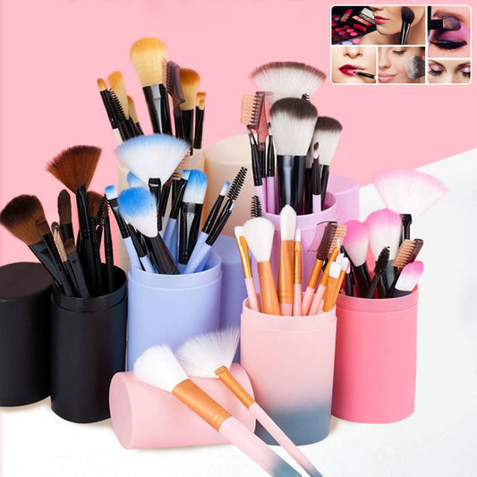 12-Piece Brush Set – Face & Eye
