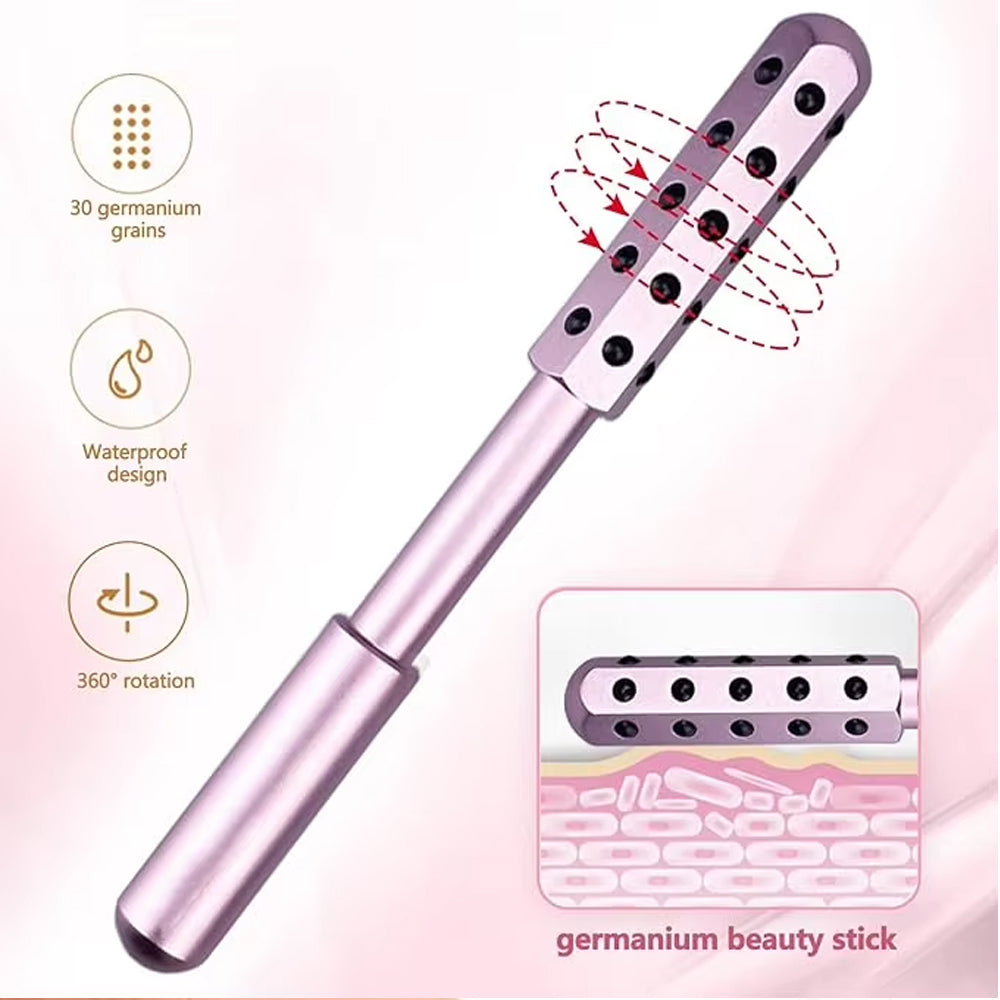 30 Germanium Beauty Stick Massage Beauty Stick Facial Roller Face Lift Bar Anti Wrinkle Facial Massager Skin Care Tool Derma Rolling Face Massage Roller Wand