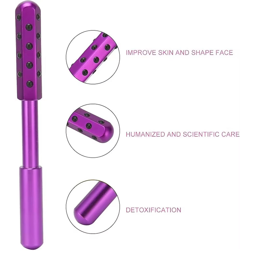 30 Germanium Beauty Stick Massage Beauty Stick Facial Roller Face Lift Bar Anti Wrinkle Facial Massager Skin Care Tool Derma Rolling Face Massage Roller Wand